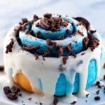 Cookie Monster Cinnamon Rolls Recipe