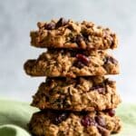 Healthy Breakfast Cookies with Oats, Nut Butter, and Dried Fruit Recipe
