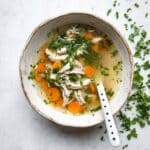 Easy Jewish Chicken Soup with Noodles or Matzo Balls Recipe
