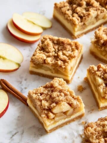 Apple Cheesecake Bars with Oat Streusel Recipe