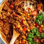 Mexican Beef and Rice Skillet Recipe