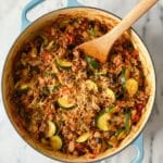 Zucchini and Ground Beef Skillet Recipe
