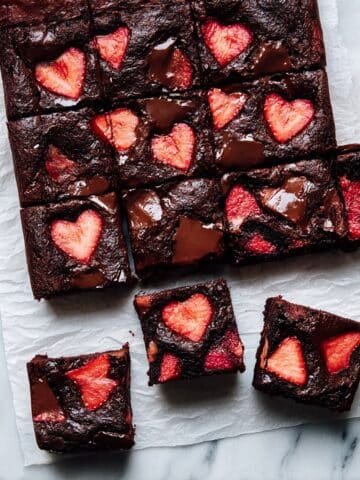 Strawberry Swirl Chocolate Brownies Recipe