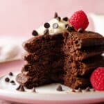 Chocolate Pancakes with Chocolate Chips Recipe