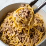 Garlic Butter Beef Pasta Recipe