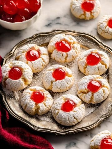 Italian Cherry Almond Cookies (Dairy Free & Gluten Free) Recipe