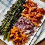 Sheet Pan BBQ Chicken and Vegetables Recipe
