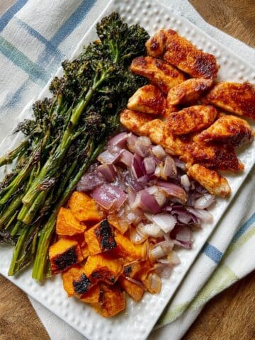 Sheet Pan BBQ Chicken and Vegetables Recipe