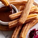 Cinnamon Sugar Churros with Chocolate Sauce Recipe