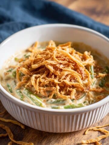 Classic Green Bean Casserole with Crispy Fried Onions Recipe