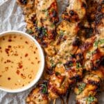 Bang Bang Chicken Skewers with Spicy Sweet Chili Sauce Recipe