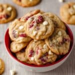 White Chocolate Cranberry Cookies Recipe