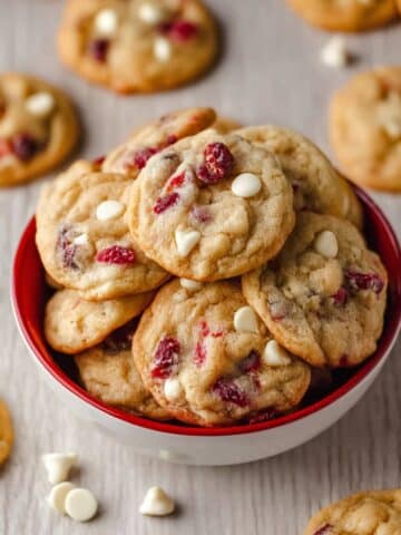 White Chocolate Cranberry Cookies Recipe