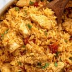 One Pot Queso Chicken and Rice Recipe