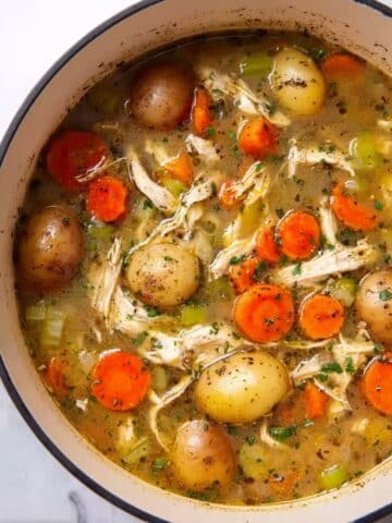 Hearty Chicken Stew with Potatoes and Herbs Recipe