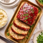 Turkey Meatloaf with Stuffing and Tangy Sauce Recipe