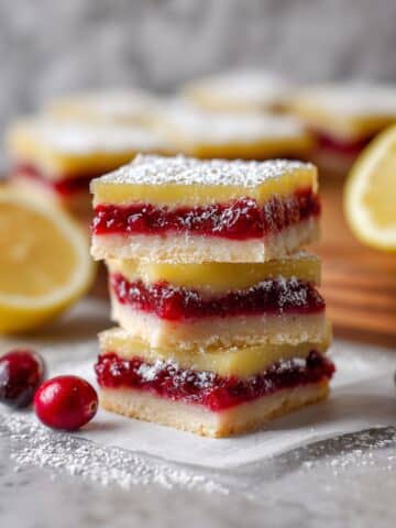 Cranberry Lemon Bars Recipe