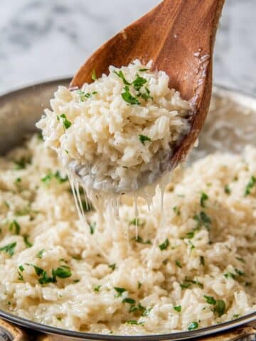 Garlic Parmesan Rice Recipe