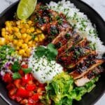 Honey Lime Chicken Rice Bowl Recipe
