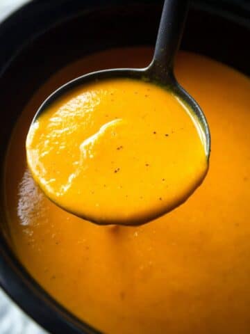 Slow Cooker Butternut Squash and Sweet Potato Soup Recipe
