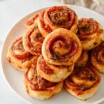 Pizza Pinwheels with Marinara, Pepperoni, and Melty Cheese Recipe