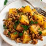 One Pot Ground Beef & Potatoes Recipe