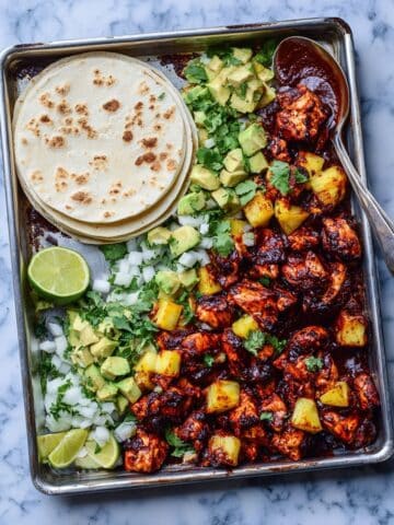Hawaiian Chicken Tacos with Jalapeño Pineapple Salsa Recipe