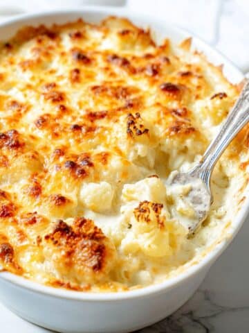 Cauliflower Au Gratin Recipe (Keto Casserole) Recipe