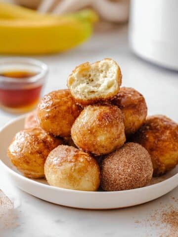 Air Fryer Banana Donut Holes Recipe
