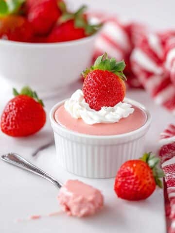 High Protein Strawberry Jello Fluff Recipe