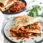 Chicken Fajita Quesadillas Recipe
