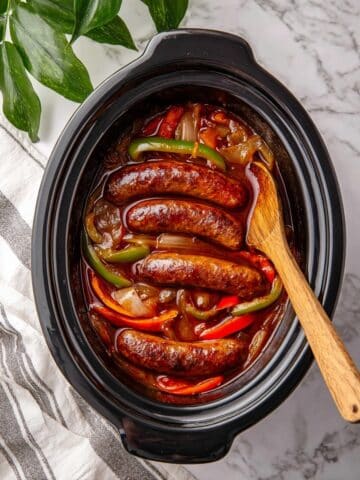 Crockpot Sausage & Peppers Recipe