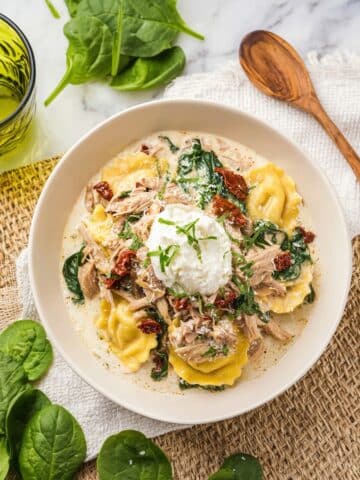 Crockpot White Lasagna Soup Recipe