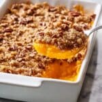 Sweet Potato Casserole with Pecan Topping Recipe