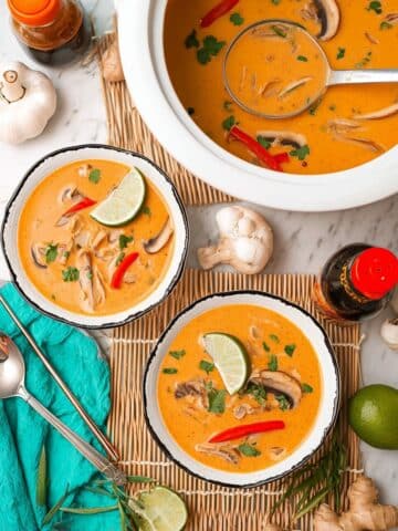 Crockpot Thai Coconut Chicken Soup Recipe