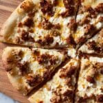 Hot Sausage, Feta, and Honey Pizza Recipe