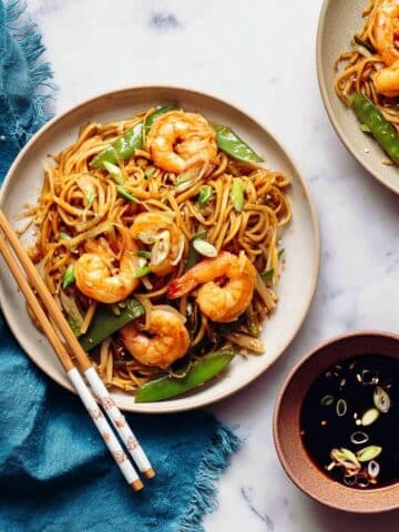 Better Than Takeout Teriyaki Shrimp & Noodles Recipe