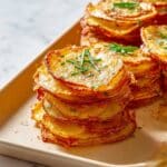 Crispy Parmesan Potato Stacks with Fresh Herbs Recipe