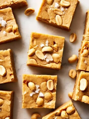 Chewy Peanut Butter Brownies Recipe