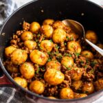 Simple Cheesy Ground Beef and Potatoes Recipe