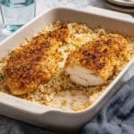 Garlic Butter Chicken Dump and Bake Casserole Recipe