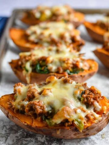 Easy Turkey Stuffed Sweet Potatoes Recipe