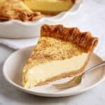 Custard Pie with Flaky Pie Crust Recipe