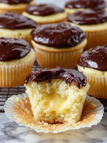 Boston Cream Cupcakes Recipe