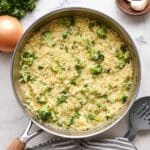 Broccoli Cheddar Orzo Recipe