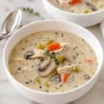 Creamy Chicken and Mushroom Soup Recipe