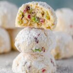 Cranberry Pistachio Snowballs Recipe