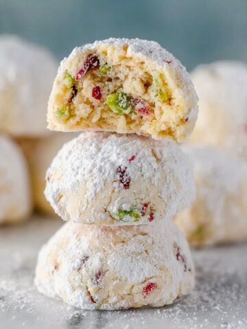 Cranberry Pistachio Snowballs Recipe
