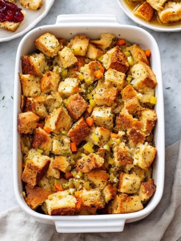 Easy Buttery Herb Vegan Stuffing Recipe