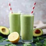 Creamy Avocado Spinach Smoothie Recipe